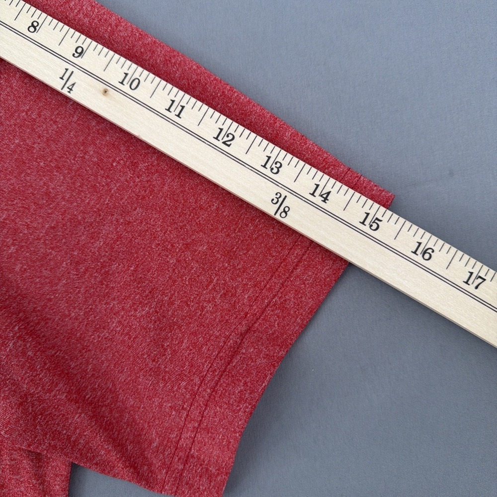 Champion Athletic T Shirt Men's Medium Red Heather Performance Short Sleeve - Picture 7 of 8